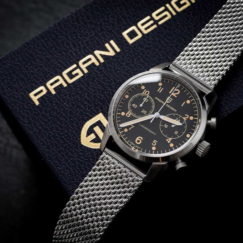 Pagani Design PD-1708 Chronograph Black Dial Men's Watch